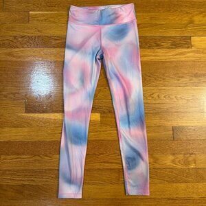 Athleta Girl High Rise Chit Chat Tight Leggings Pink/Blue - Size L/12